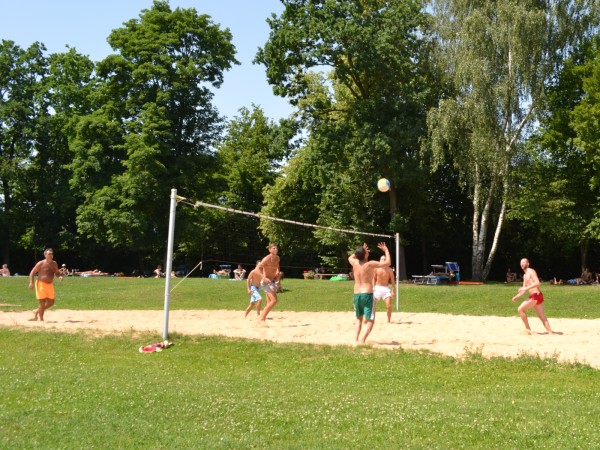 Foto vom Volleyballfeld